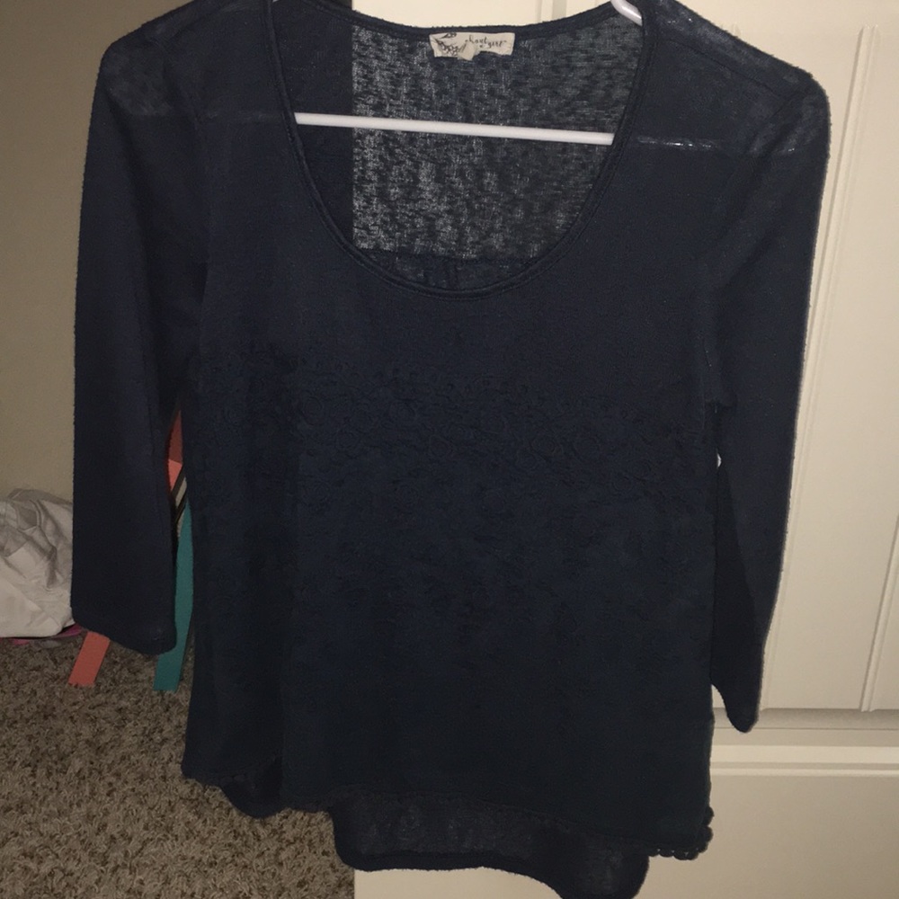 Cute navy blue shirt